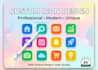 design custom, modern, and minimalist vector icons