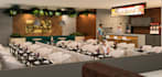do restaurant interior design realistic rendering