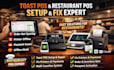 toast pos restaurant pos setup clover pos square pos shopify pos fix lightspeed