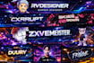 create eye catching gaming banner for streamers  esports
