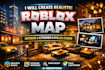 create realistic roblox map build interior and exterior in roblox studio