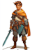 draw 2d game character or 2d game character