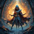 design unique game illustration design with tcg mtg magic