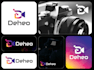make a luxury photography signature camera logo design