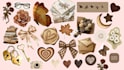 design cute aesthetic stickers for print and digital use