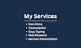 do fast and accurate data entry and transcription