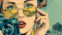 create cool retro comic art design illustration