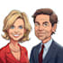 make a cute and funny caricature illustration