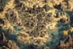 do fantasy map with parchment style