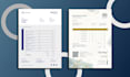 design a professional editable invoice and automated fillable PDF