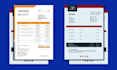 design professional editable invoice, purchase order, and fillable PDF