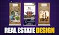 design premium real estate flyer, poster, banner, hoarding and postcard