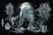 create dark art, metal, gothic illustration