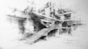 draw a high quality architectural drawing, sketch