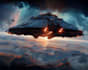 design a sci fi spaceship design
