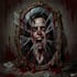 draw bloody horror illustration