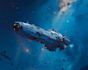 illustrate a spaceships and sci fi vehicles
