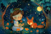 draw custom childrens book illustration