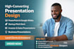 create modern powerpoint presentation, canva, google slides ppt slides design