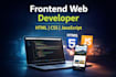 create responsive HTML CSS javascript website