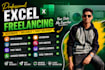 do excel data cleaning, merge and split excel data