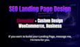 design a responsive custom wordpress landing page