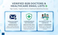 build a verified b2b doctors and healthcare email list for lead generation