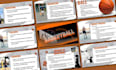 design clean and professional presentation slides
