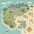 map illustration, map design, 2d vector map, svg,