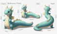 design custom plushie reference sheet tech pack stuffed animal ych toy pattern