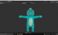 design stylized 3d character model, vrchat avatar, vtuber, 3d rigging