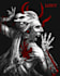 create a dark themed illustration