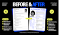 design a modern creative resume and CV