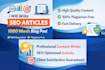 write SEO optimized 1000 words article and blog post
