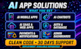 develop ai mobile app, ai android app, ai IOS app and ai website