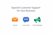 provide professional spanish custumer support for your business