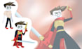 custom 2d cartoon style character design