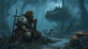 paint semi realistic fantasy art