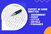 convert your text into professional handwritten notes