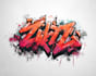 design a custom graffiti logo, street art
