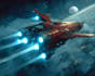 draw a sci fi spaceship design