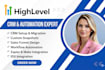 build high converting gohighlevel snapshots automated workflows