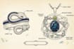 design custom jewelry concepts, sketches