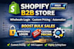 setup shopify b2b wholesale features login pricing and automation