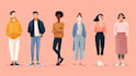 flat vector character illustration for anything