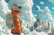 create cartoon background illustration