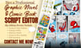 edit your comic book script, webtoon, webcomic, manga script or graphic novel