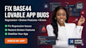 fix base44 lovable UI bugs layout issues and improve app performance