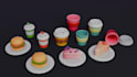 create stylized game assets in both lowpoly and highpoly