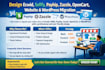 design ecwid store sellfy payhip zazzle opencart website wordpress migration